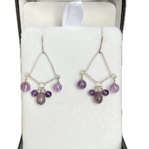 Sterling Silver Amethyst Earrings